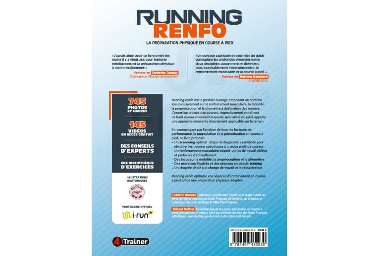 4Trainer Running Renfo - La pr�paration physique en course � pied