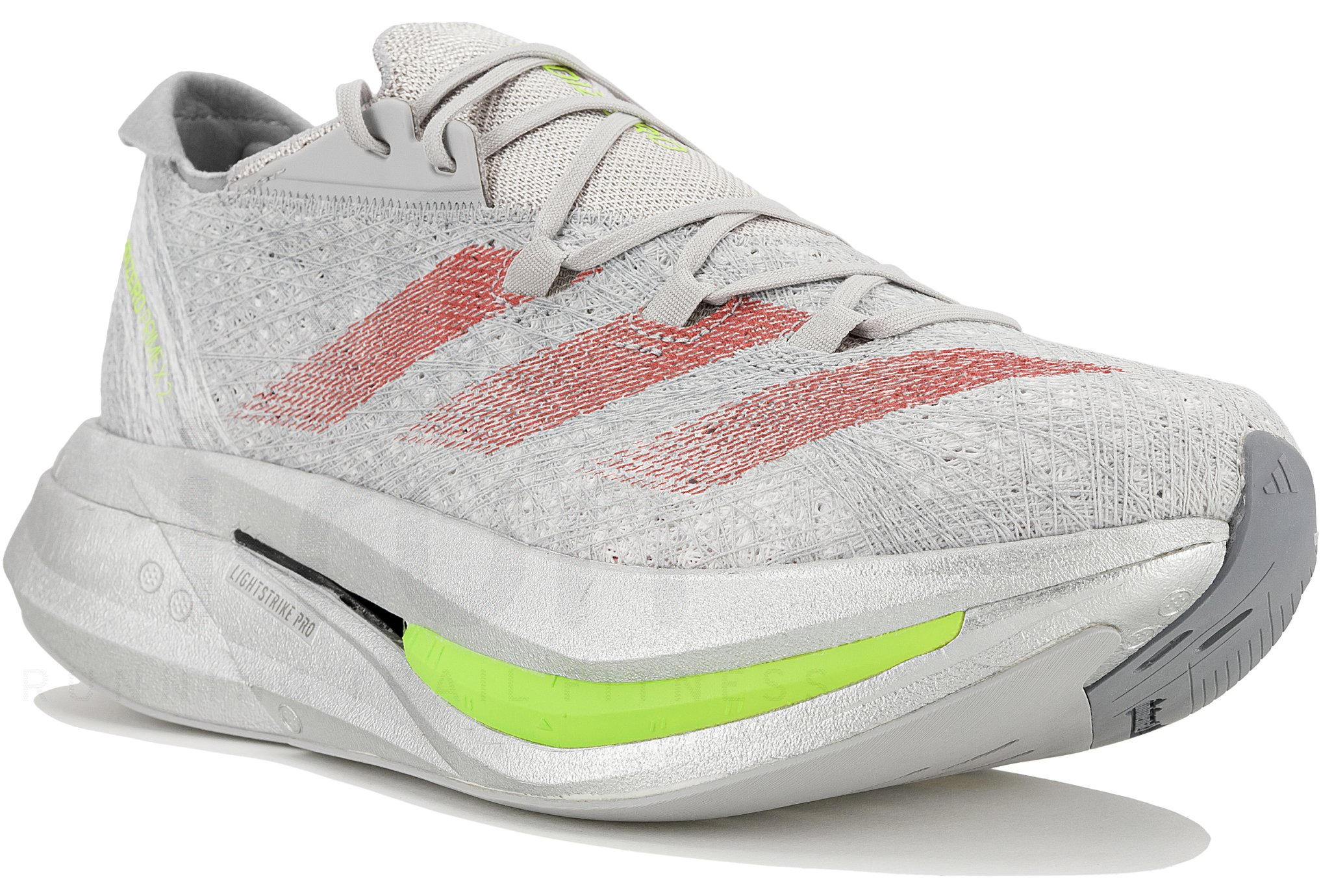 adidas gazelle silver green womens adidas Women's Adizero Evo SL Woven Shoes, Putty Mauve/Charcoal/Iron Metallic / 9 main image 1
