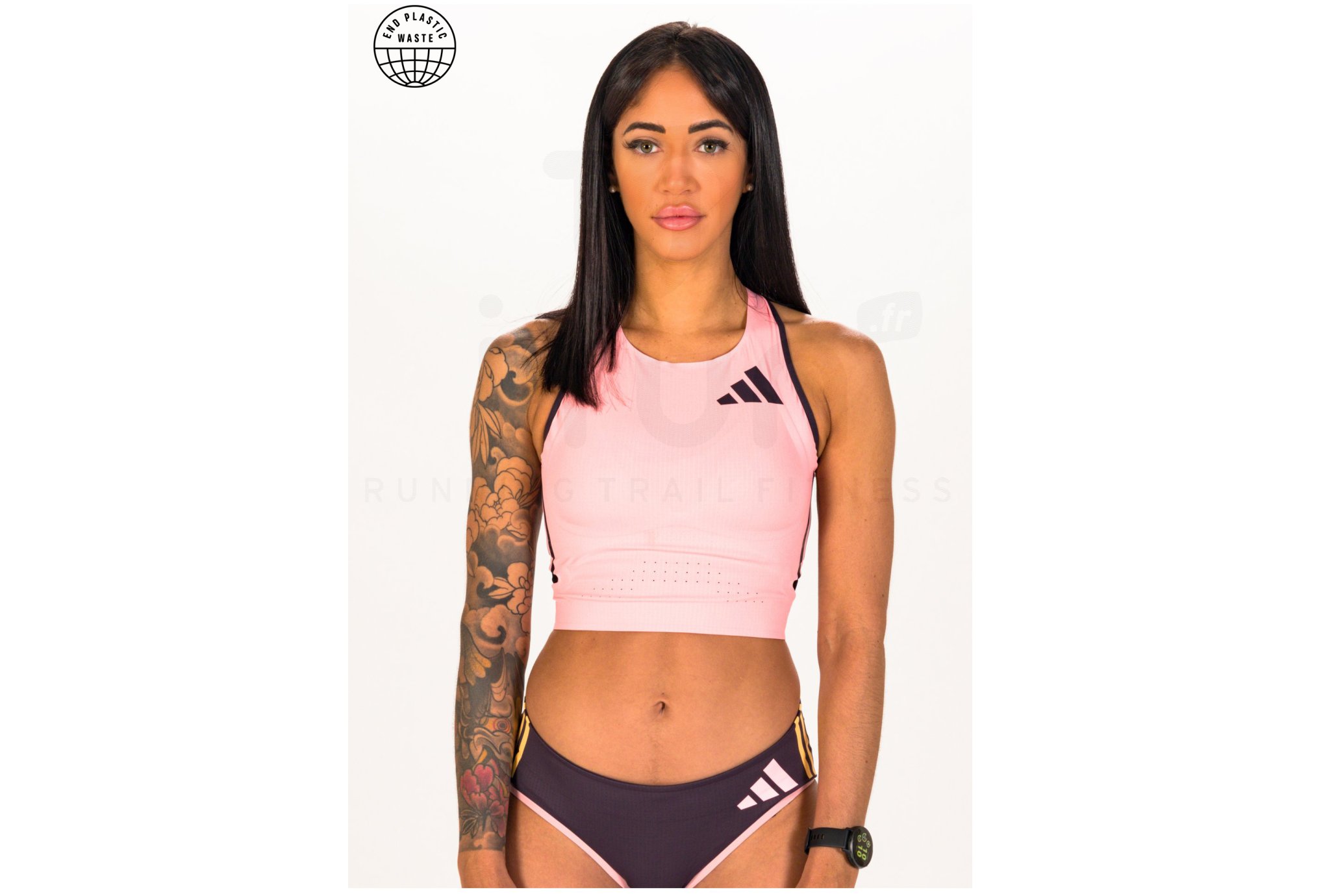 adidas Adizero Promo Crop W vêtement running femme