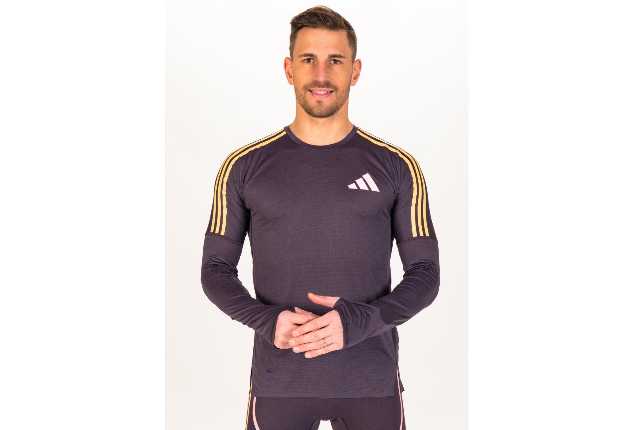 adidas Adizero Promo Long Sleeve M vêtement running homme
