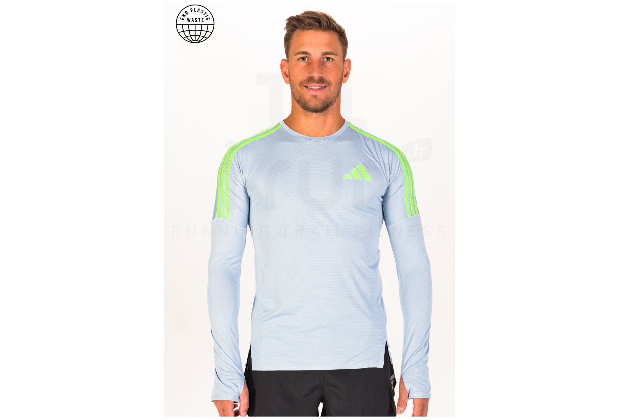 adidas Adizero Promo Long Sleeve M vêtement running homme déstockage