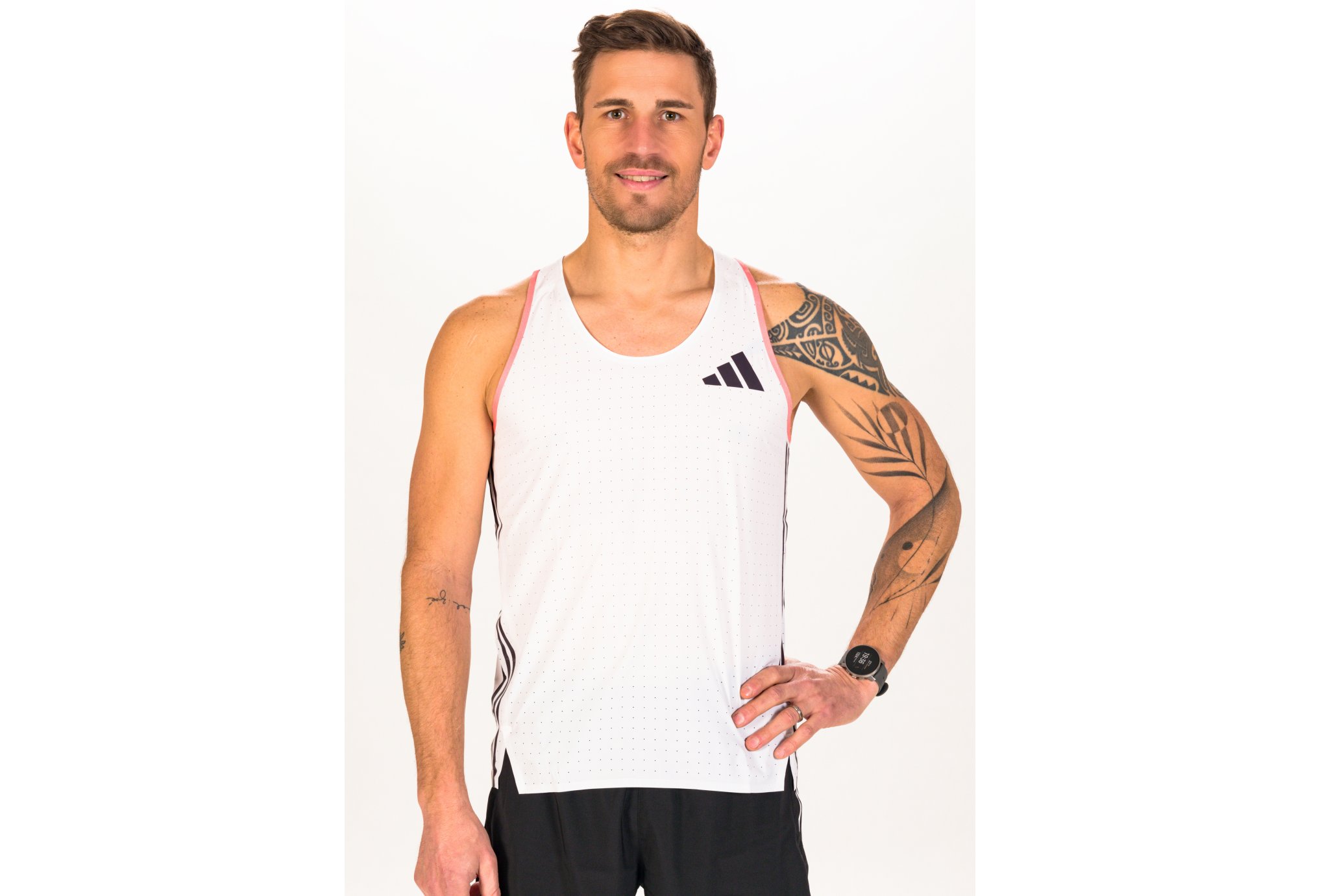 adidas Adizero Promo Singlet M vêtement running homme