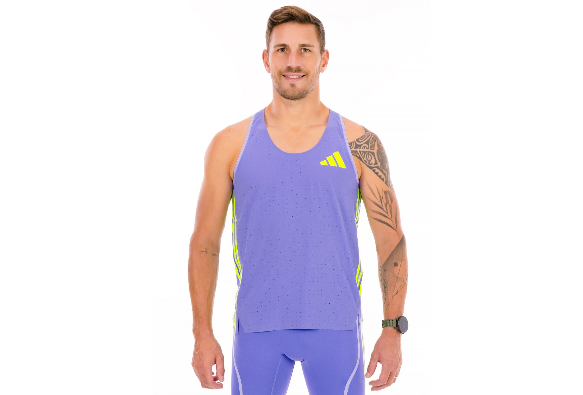adidas adizero Promo Singlet vêtement running homme