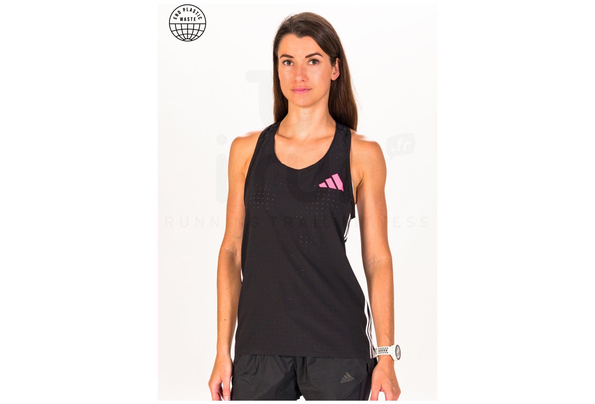 adidas Adizero Promo Singlet W vêtement running femme