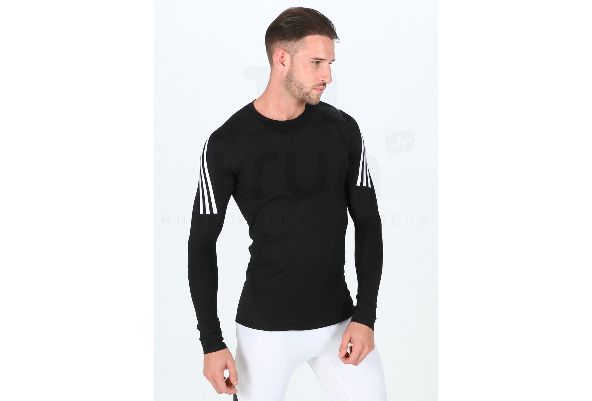 adidas camiseta manga larga Alphaskin Sport 3 Stripes