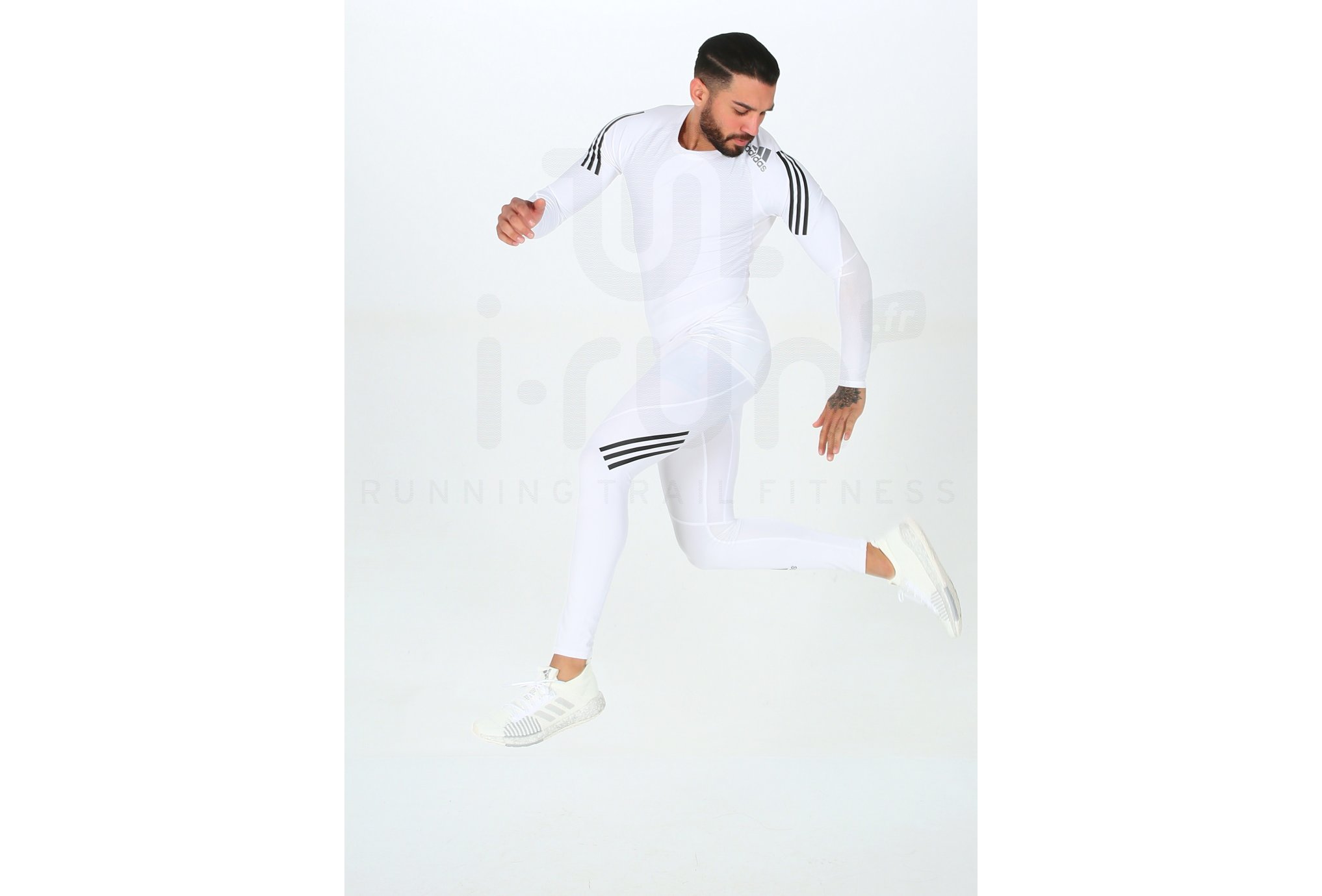 adidas camiseta manga larga Alphaskin Sport 3 Stripes