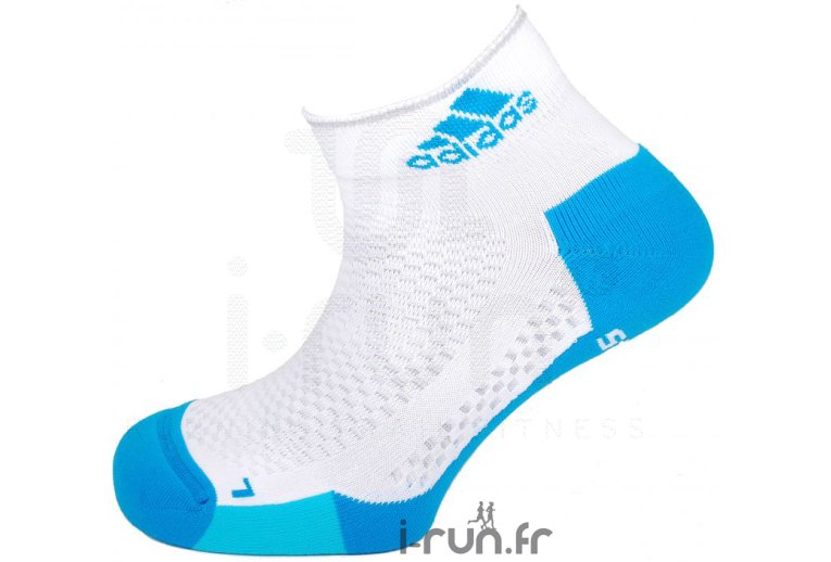 adidas Chaussettes Running Thin Cushion AdiZero blanc et bleu 