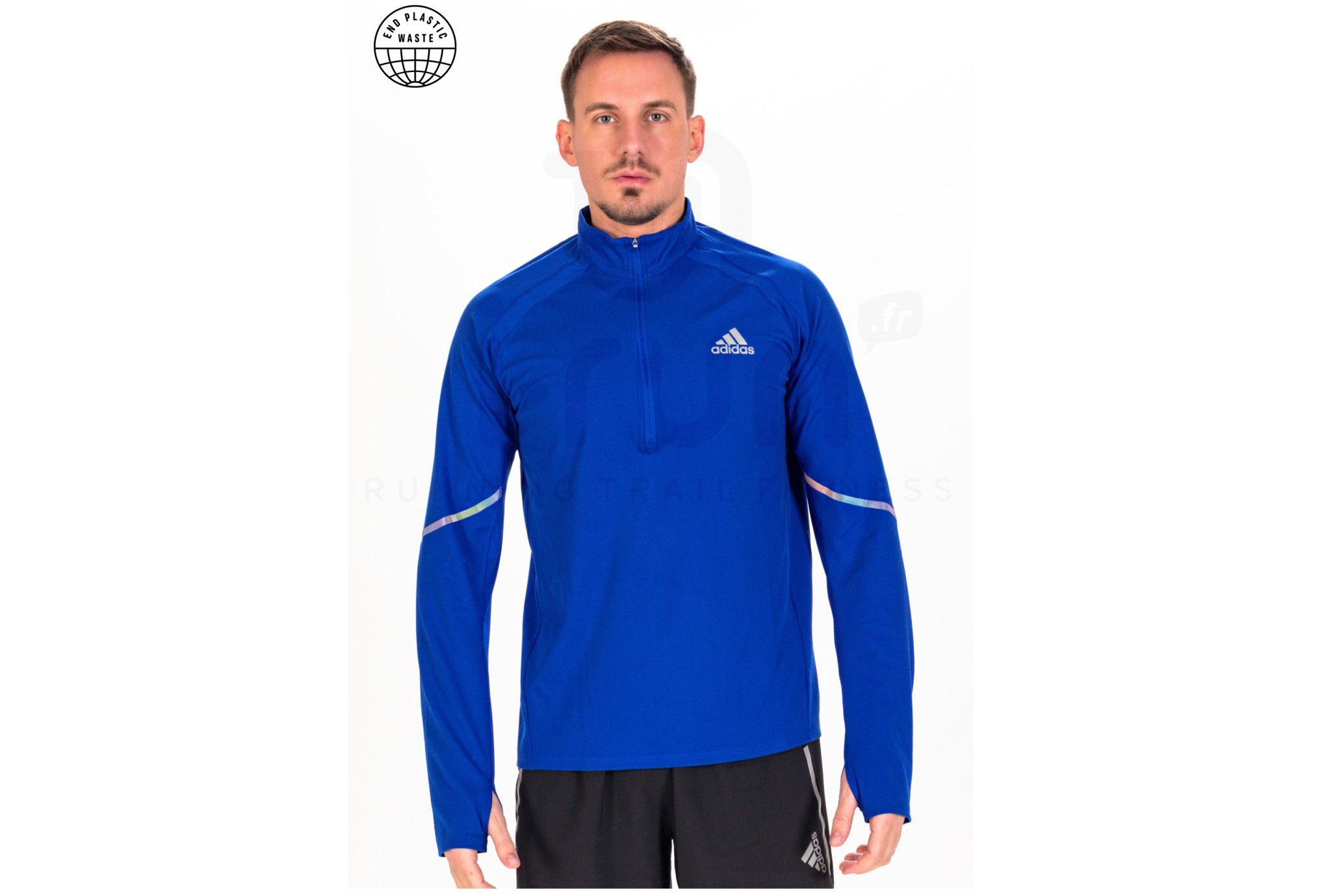 adidas Fast 1/2 Zip M vêtement running homme