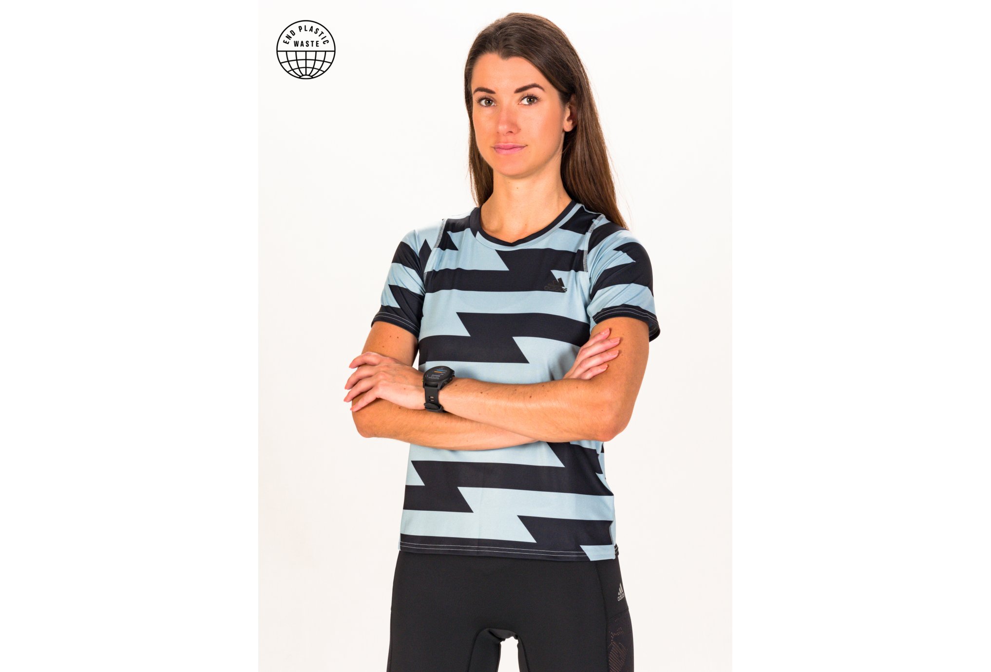 adidas Fast Allover Print W vêtement running femme déstockage