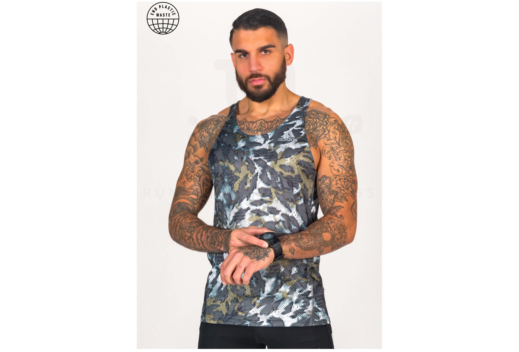 adidas FAST AOP M vêtement running homme déstockage