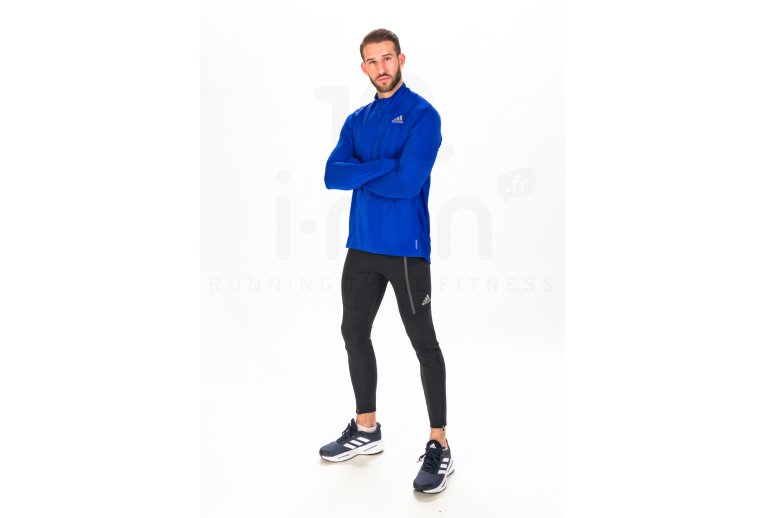 adidas camiseta manga larga Own The Run 1/2 Zip