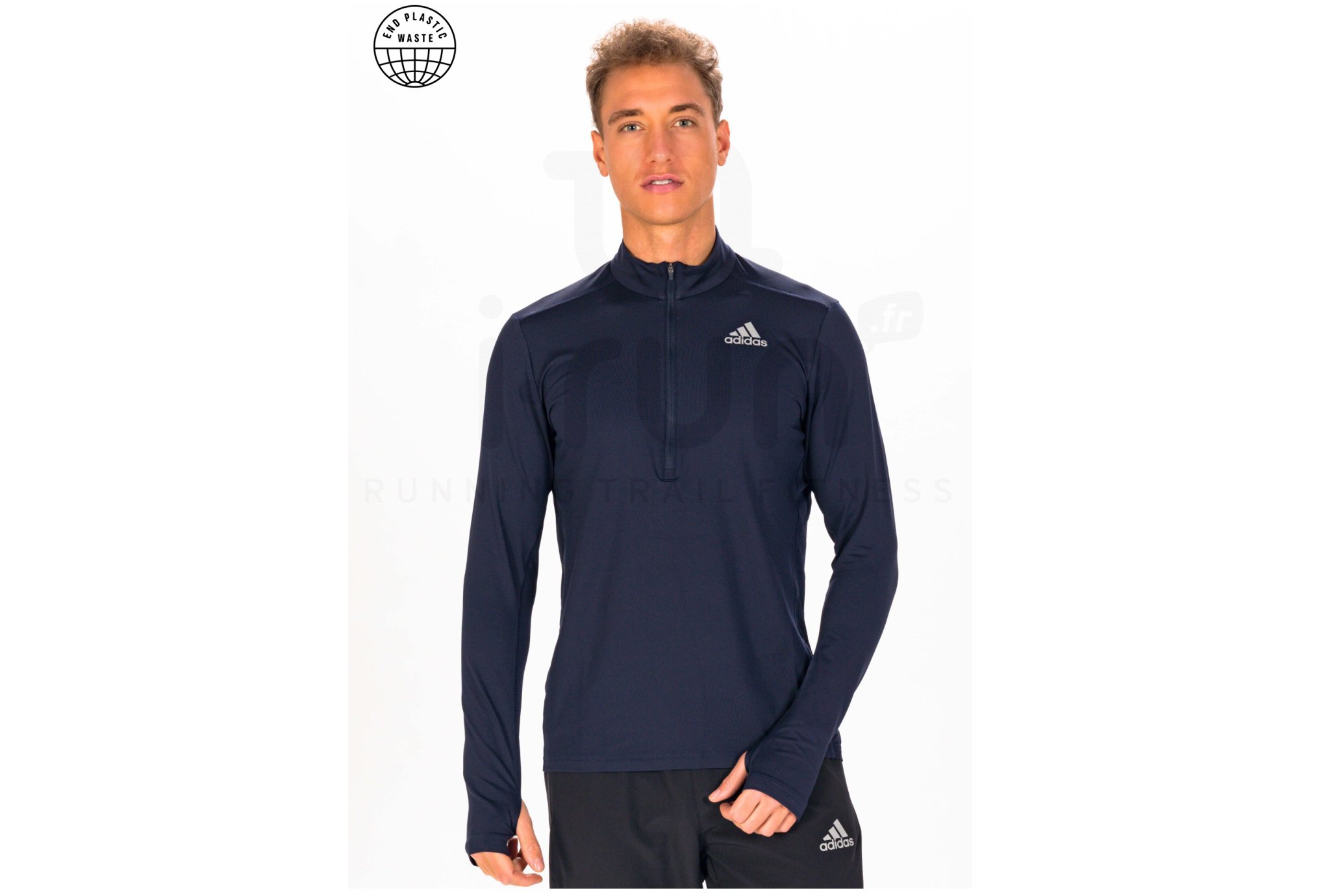 adidas Own The Run 1/2 Zip M vêtement running homme déstockage