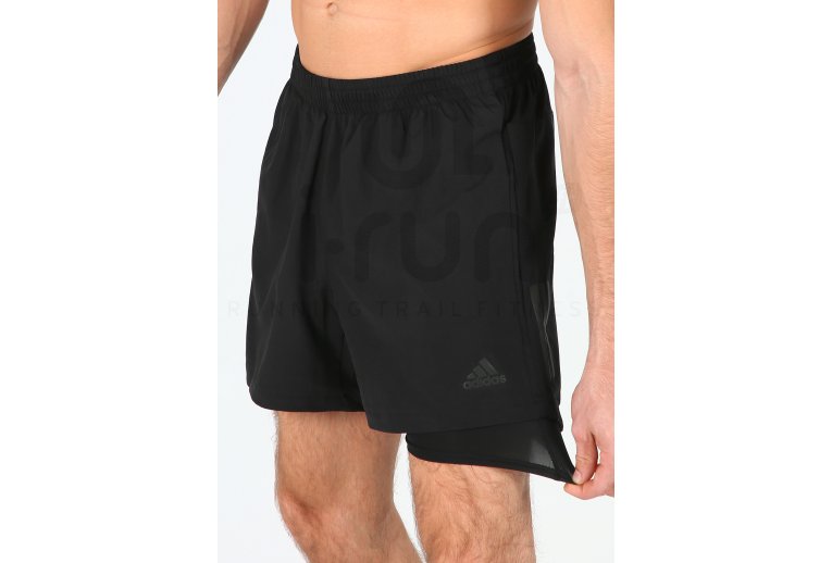 adidas pantal�n corto Own The Run 2 en 1