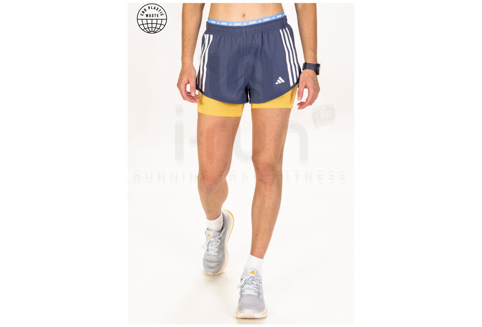 adidas Own The Run 3-Stripes 2 en 1 Damen