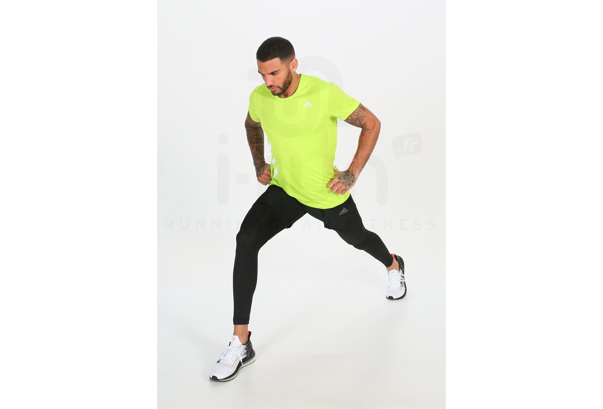 adidas camiseta manga corta Run It 3-Stripes PB