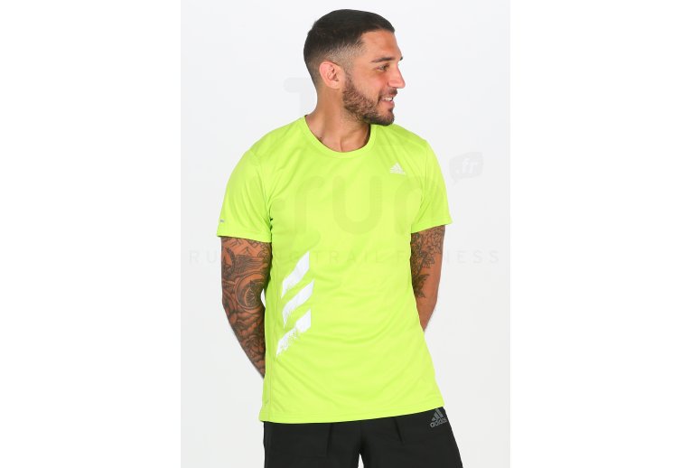 adidas camiseta manga corta Run It 3-Stripes PB