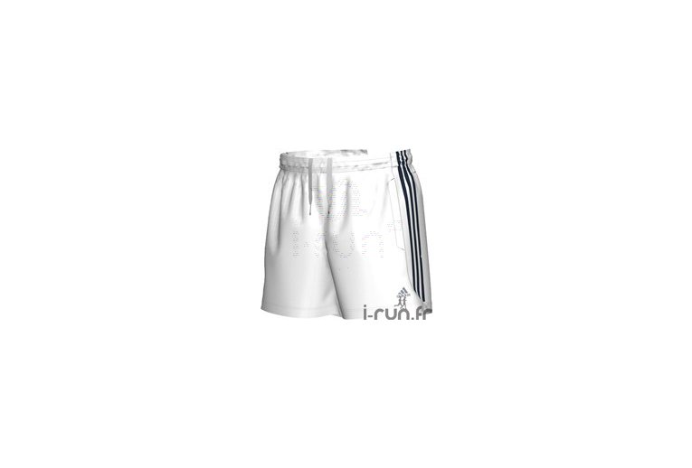 adidas Short 3S Chelsea blanc 