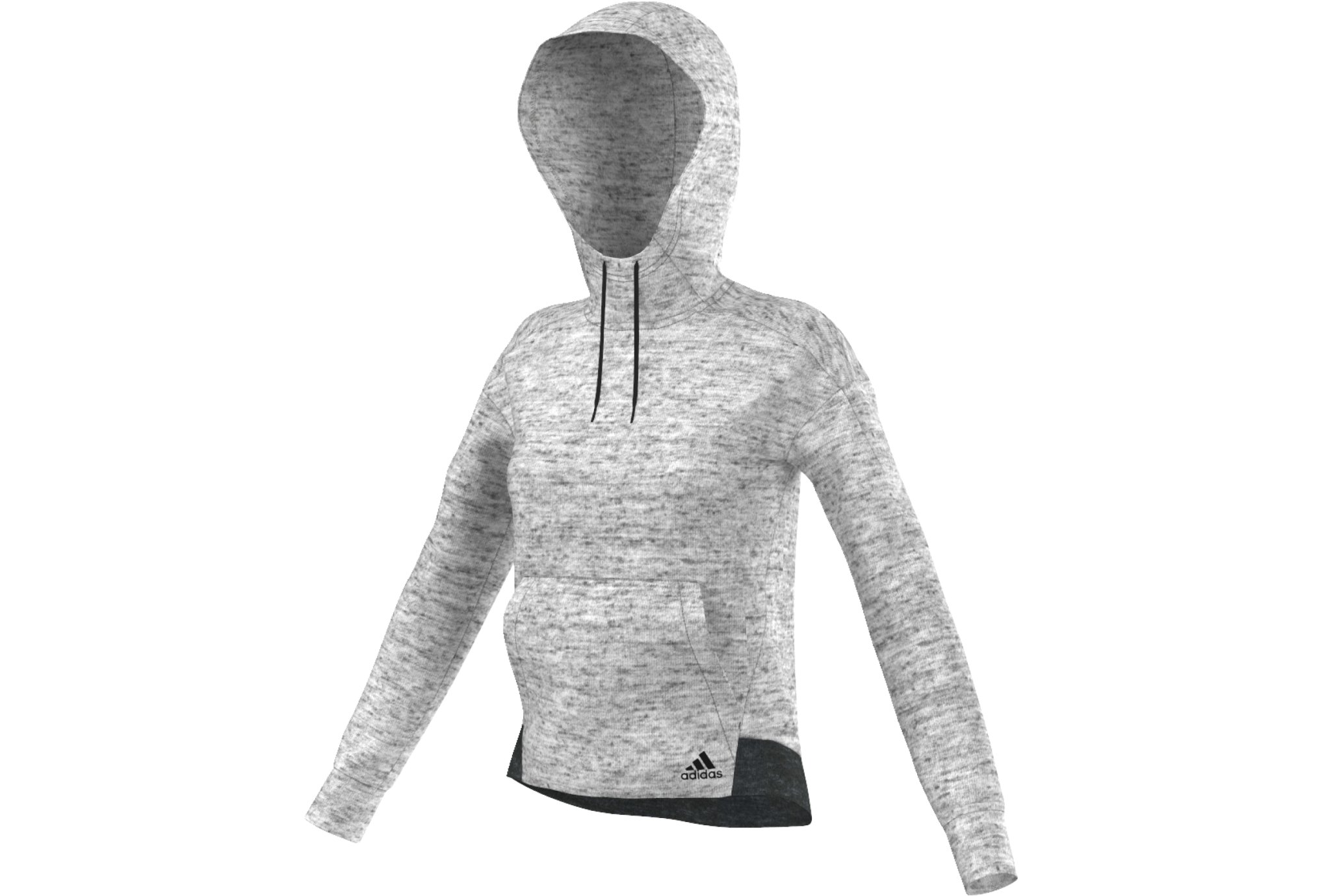 adidas Sudadera con capucha jaspeada