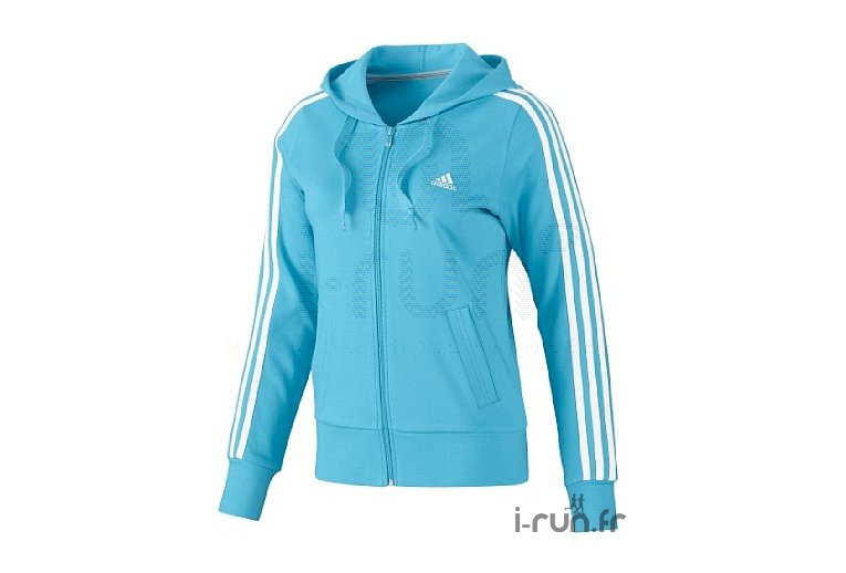 adidas Sweat capuche zipp� Essential 3S W 