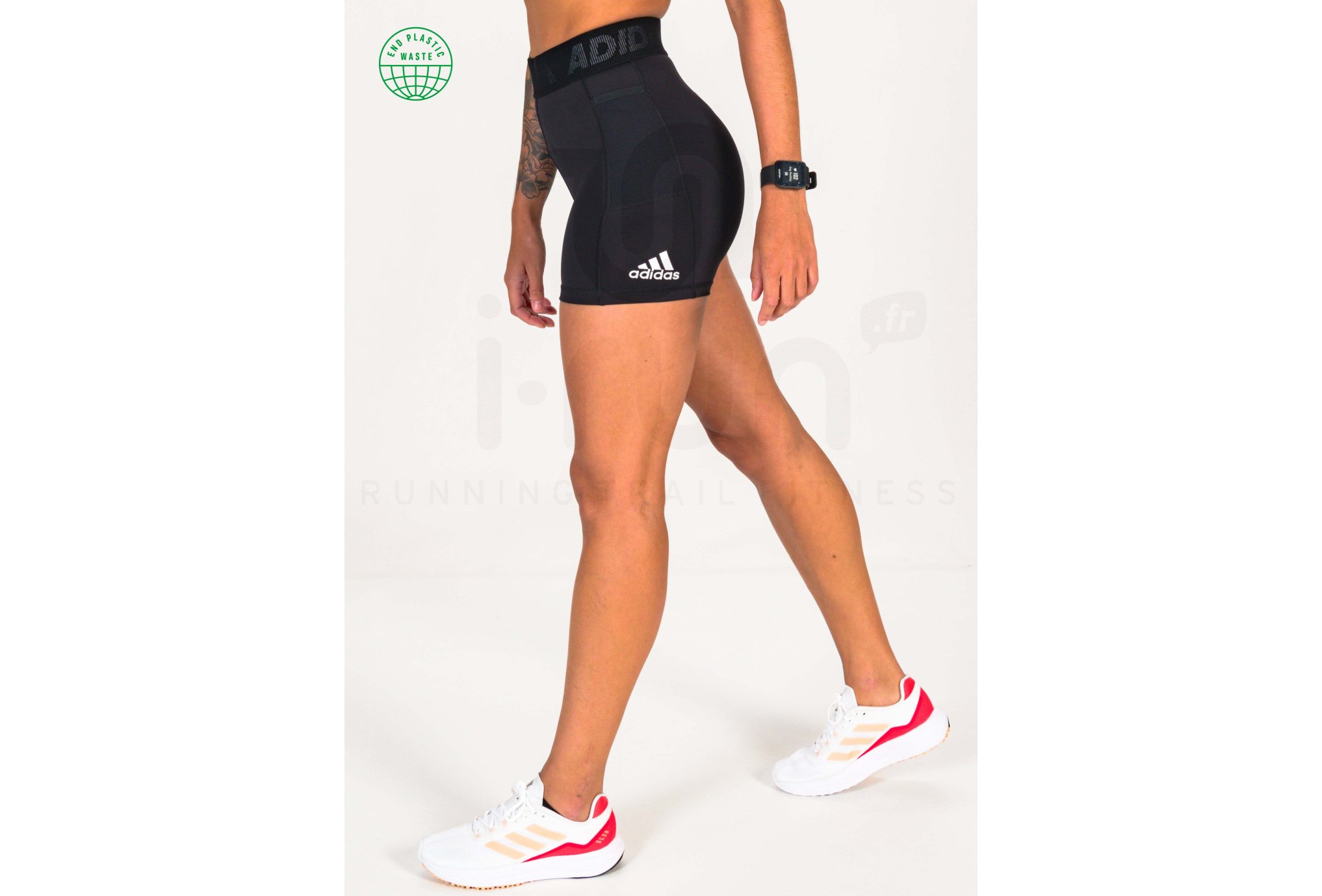 adidas pantal�n corto Techfit Badge of Sport