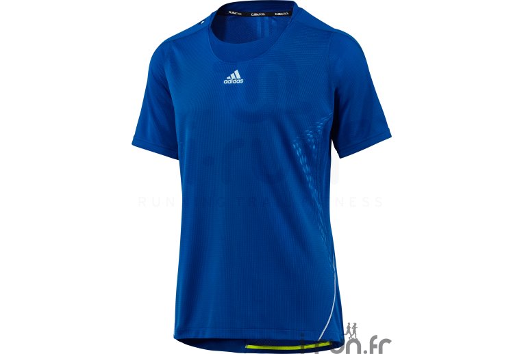 adidas Tee shirt AdiStar Homme bleu 