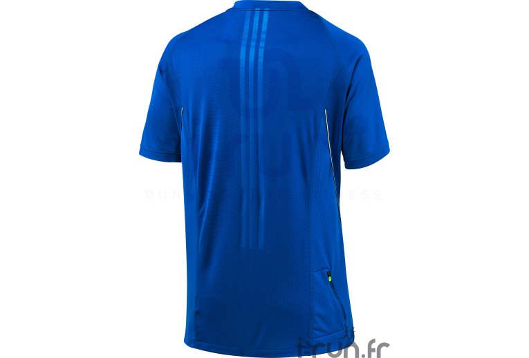 adidas Tee shirt AdiStar Homme bleu 