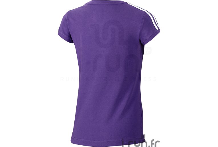 adidas Tee shirt Essentials 3S Femme violet 