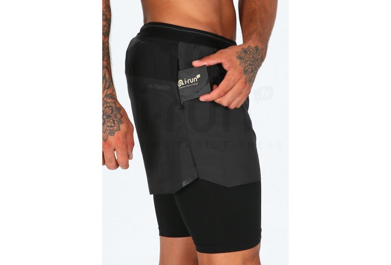 adidas Pantal�n corto Terrex Agravic 2en1