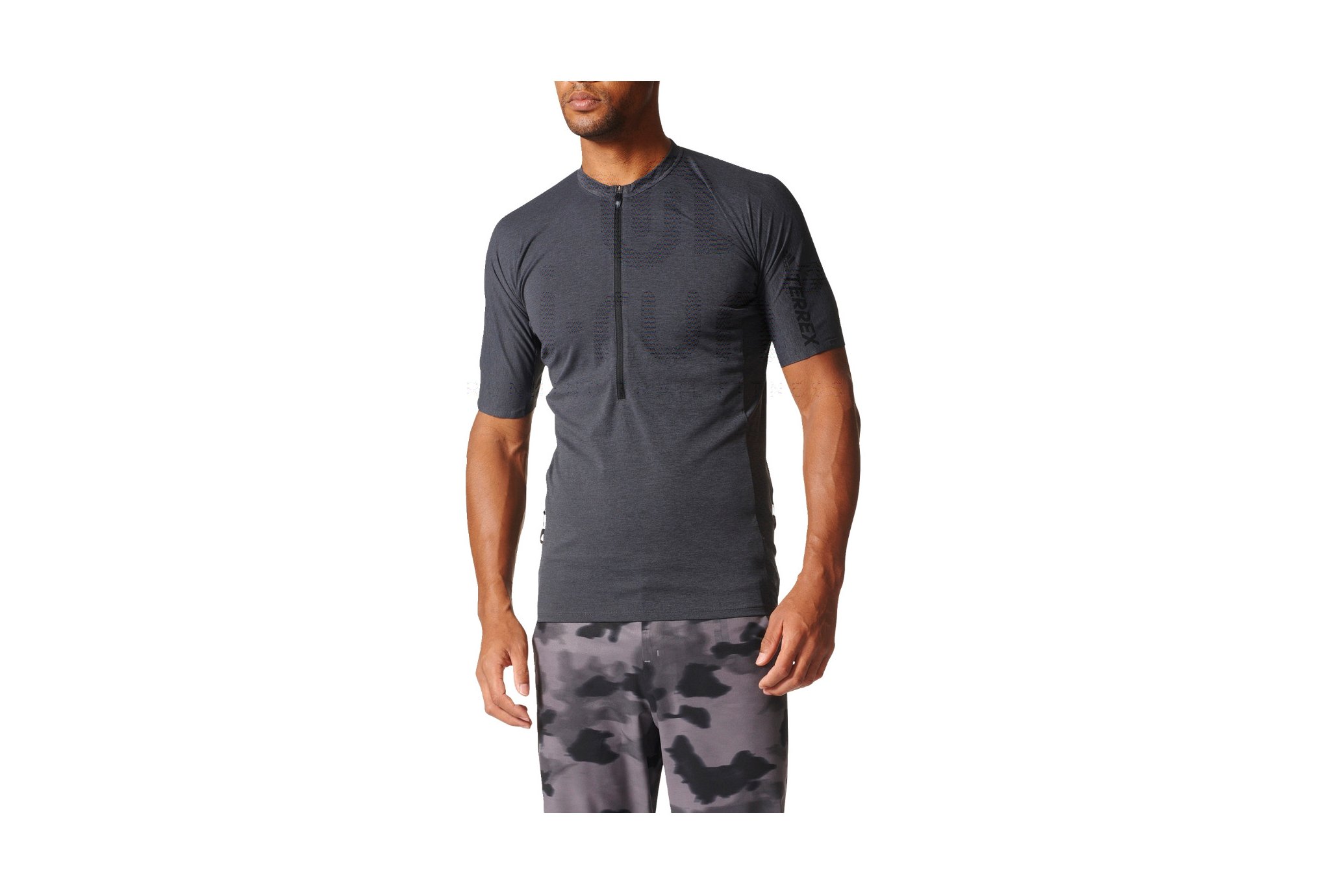 adidas Camiseta manga corta Terrex Trail Cross 1/2 Zip
