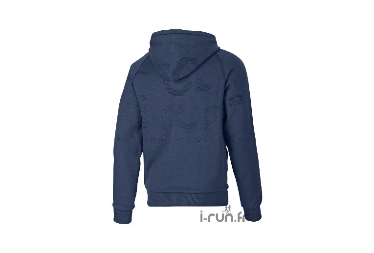 adidas Veste Capuche Molletonn�e bleu 