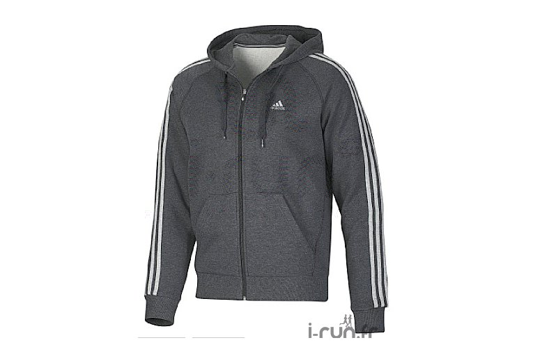 adidas Veste Essentials 3S M Grise fonc�e 