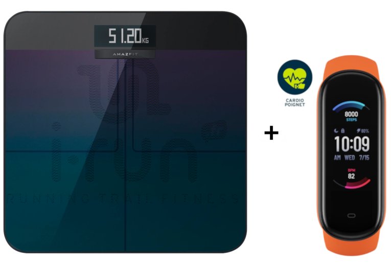Amazfit Smart Scale et Band 5 