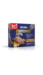 Apurna Barre prot�in�e Crunchy Choco Noisettes 4+1 offerte