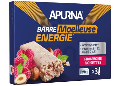 Barres énergétiques - Framboise/Noisettes