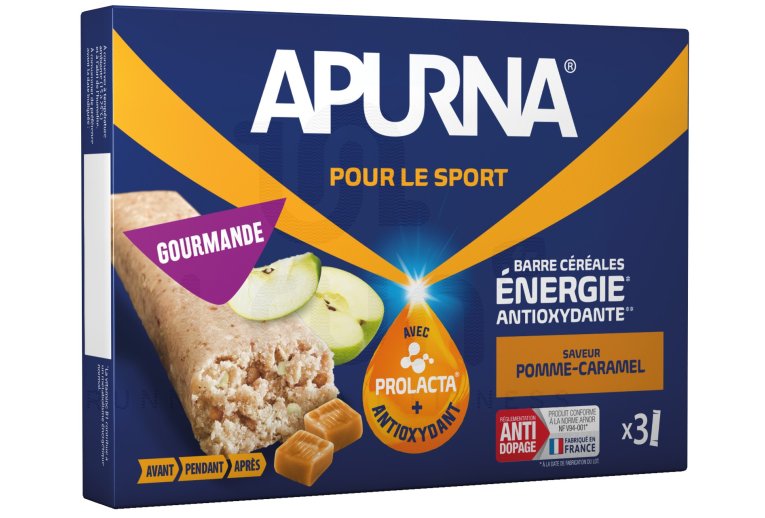 Apurna Barres �nerg�tiques - Pomme/Caramel 