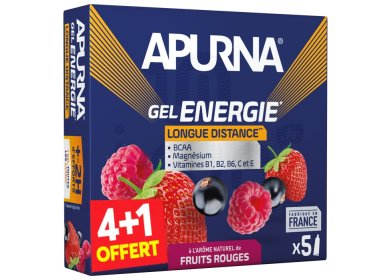 Etui gels +2h fruits rouges 4+1