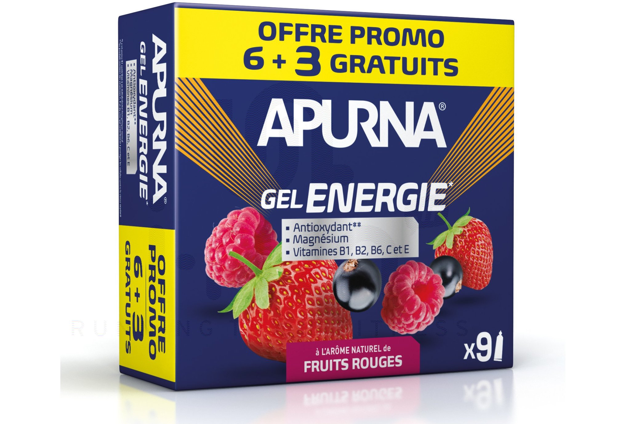 Apurna Pack Geles Energ�ticos 6+3 Frutos rojos