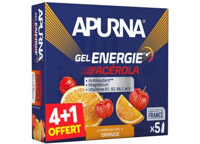Etui gels énergie Acérola 4+1