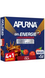 Apurna �tui gels �nergie Guarana - Cola 4+1