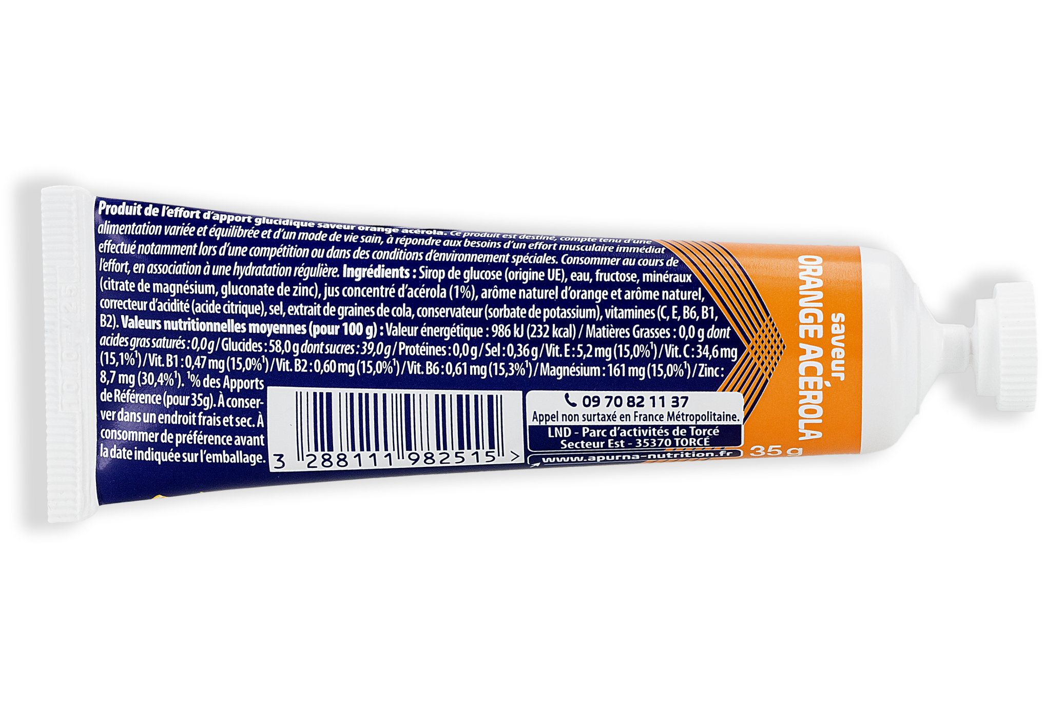 Apurna Gel Energie - Orange Ac?rola