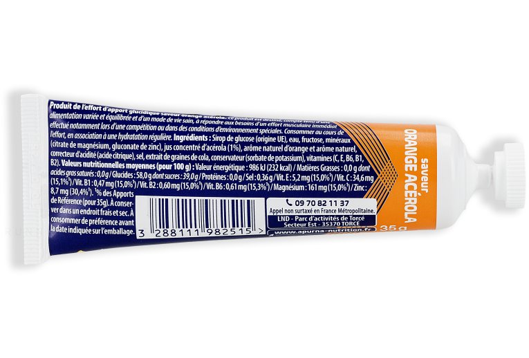 Apurna Gel Energie - Orange Ac?rola