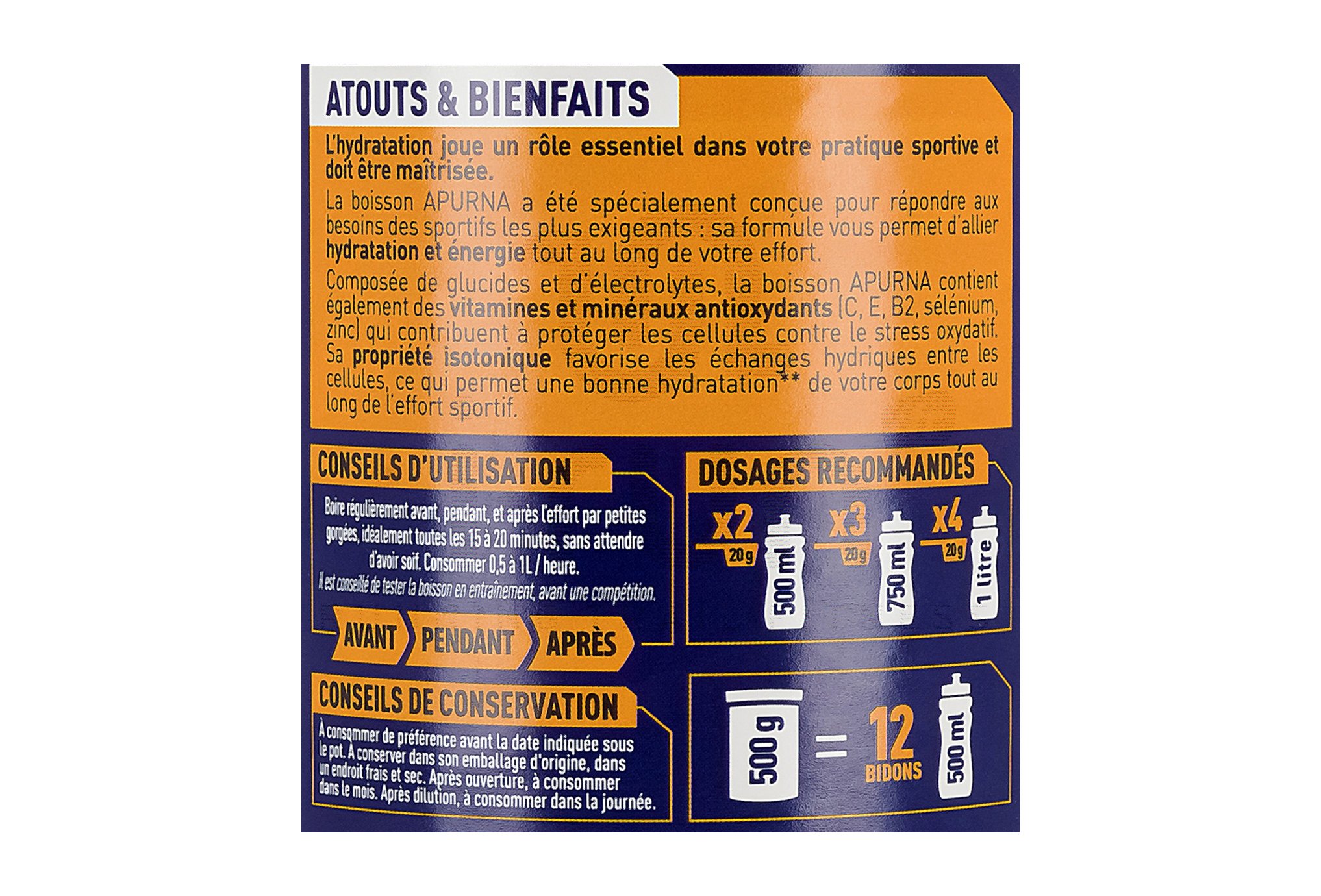 Apurna Hydration 500 g - Lemon