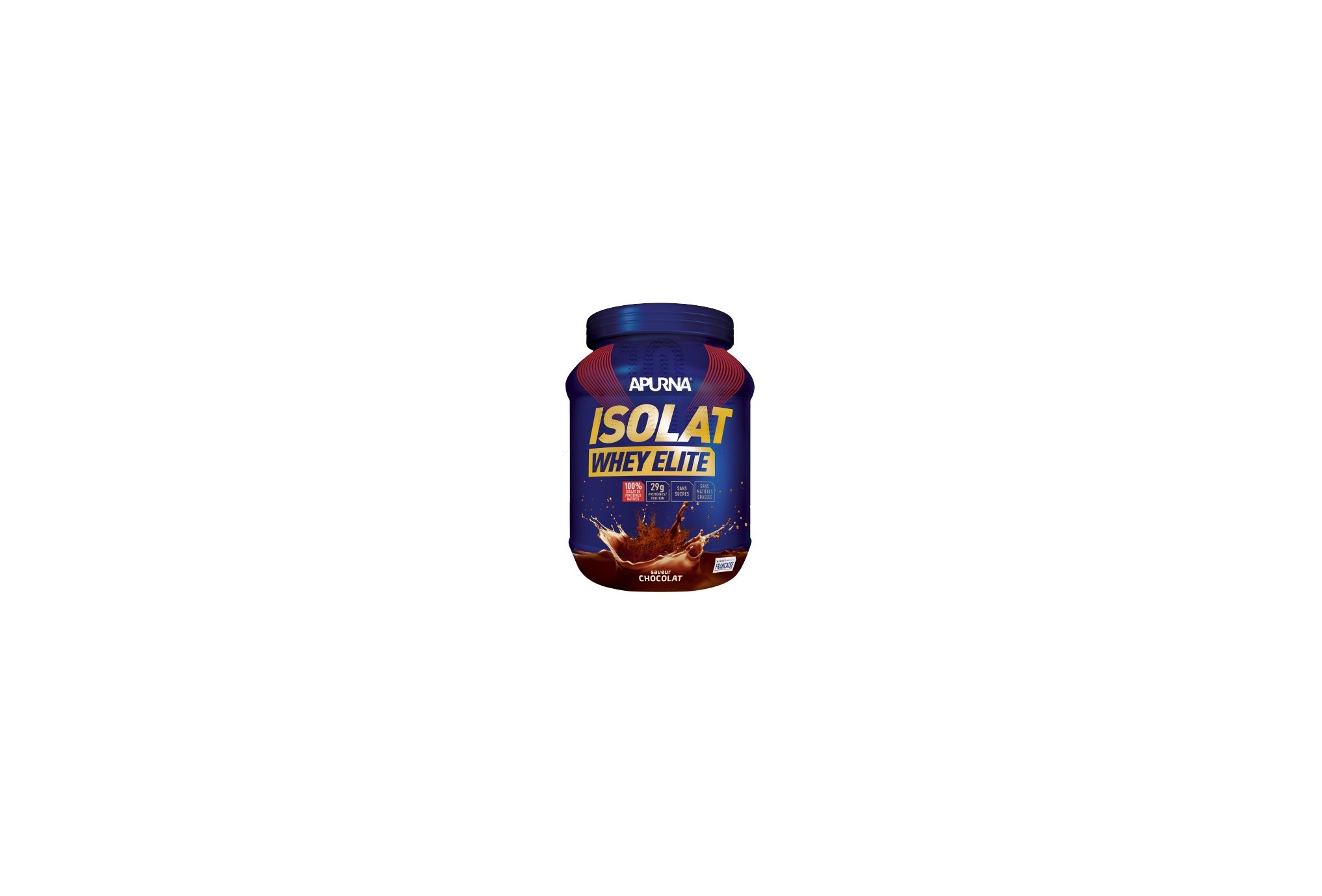 Apurna Isolat Whey Elite 720 g - Chocolat
