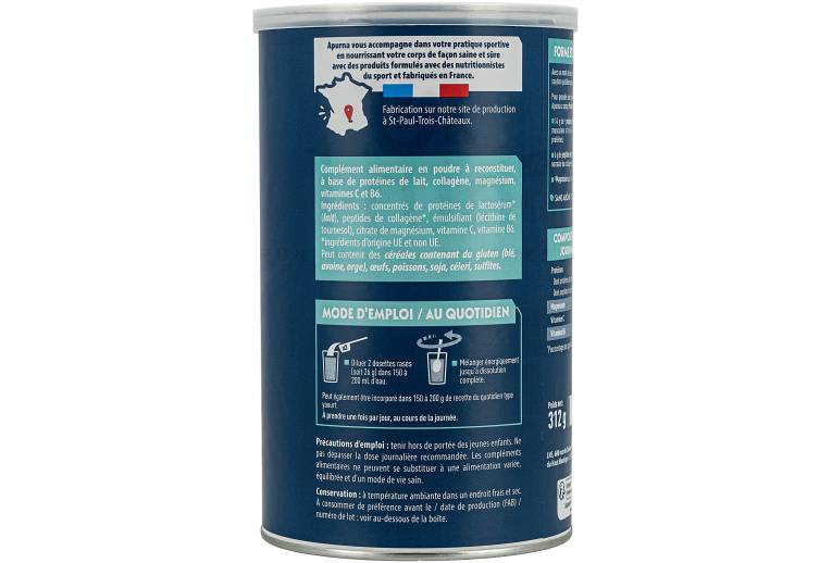 Apurna Prot�ines et Collag�ne 312 g - Neutre