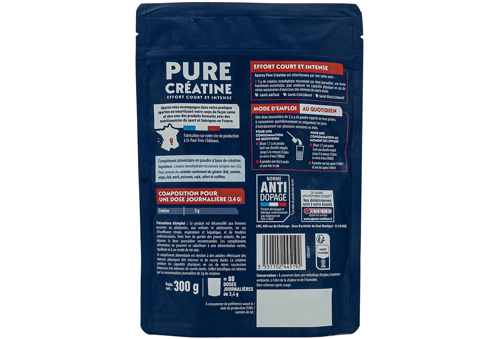 Apurna Pure creatine