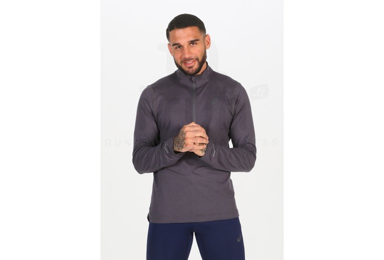 Asics camiseta manga larga 1/2 Zip Jersey
