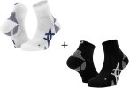 Asics 2 pairs of Cushion Run Quarter socks