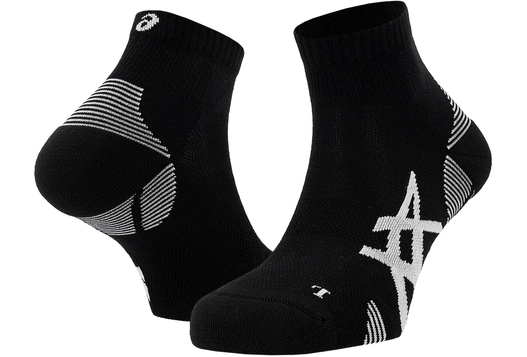Asics 2 pairs of Cushion Run Quarter socks