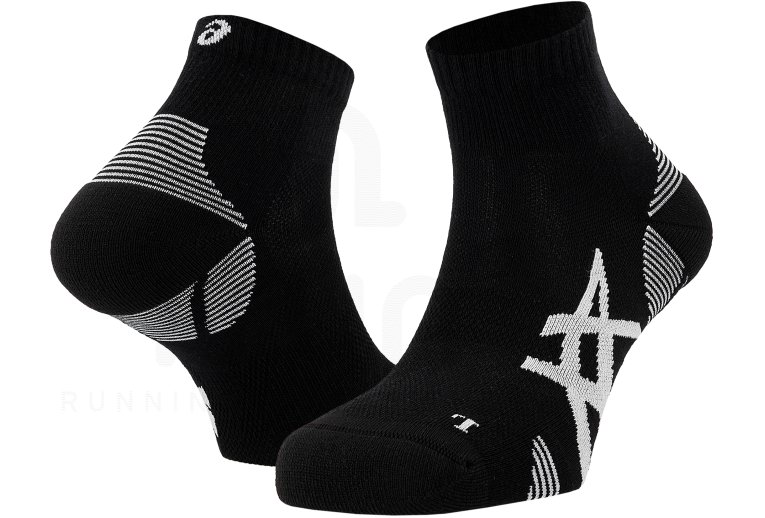 Asics 2 pairs of Cushion Run Quarter socks