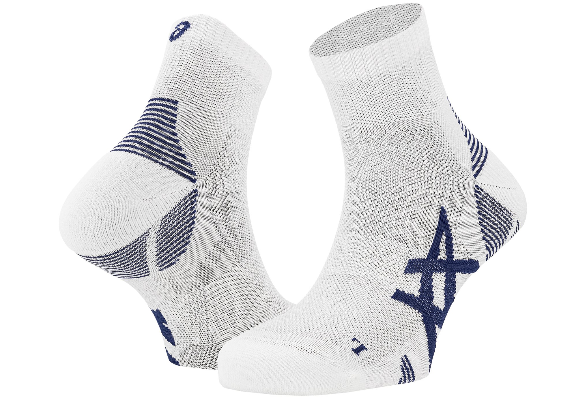 Asics 2 pairs of Cushion Run Quarter socks